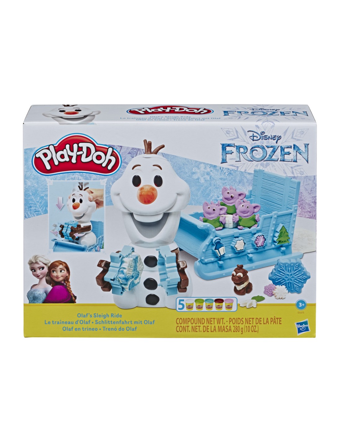 Play Doh Disney Frozen Olaf En Trineo